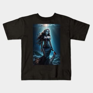 La Muerte Under The Sea Kids T-Shirt